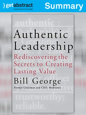 cover image of Authentic Leadership (Summary)